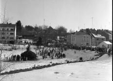 Grand feu à Bastogne