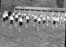 Houffalize Inaug. bassin natation 8 mai 1958