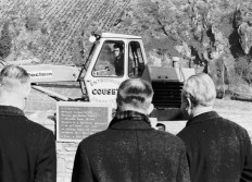 Houffalize  Inaug. Ecole moyenne 1964 ou 65